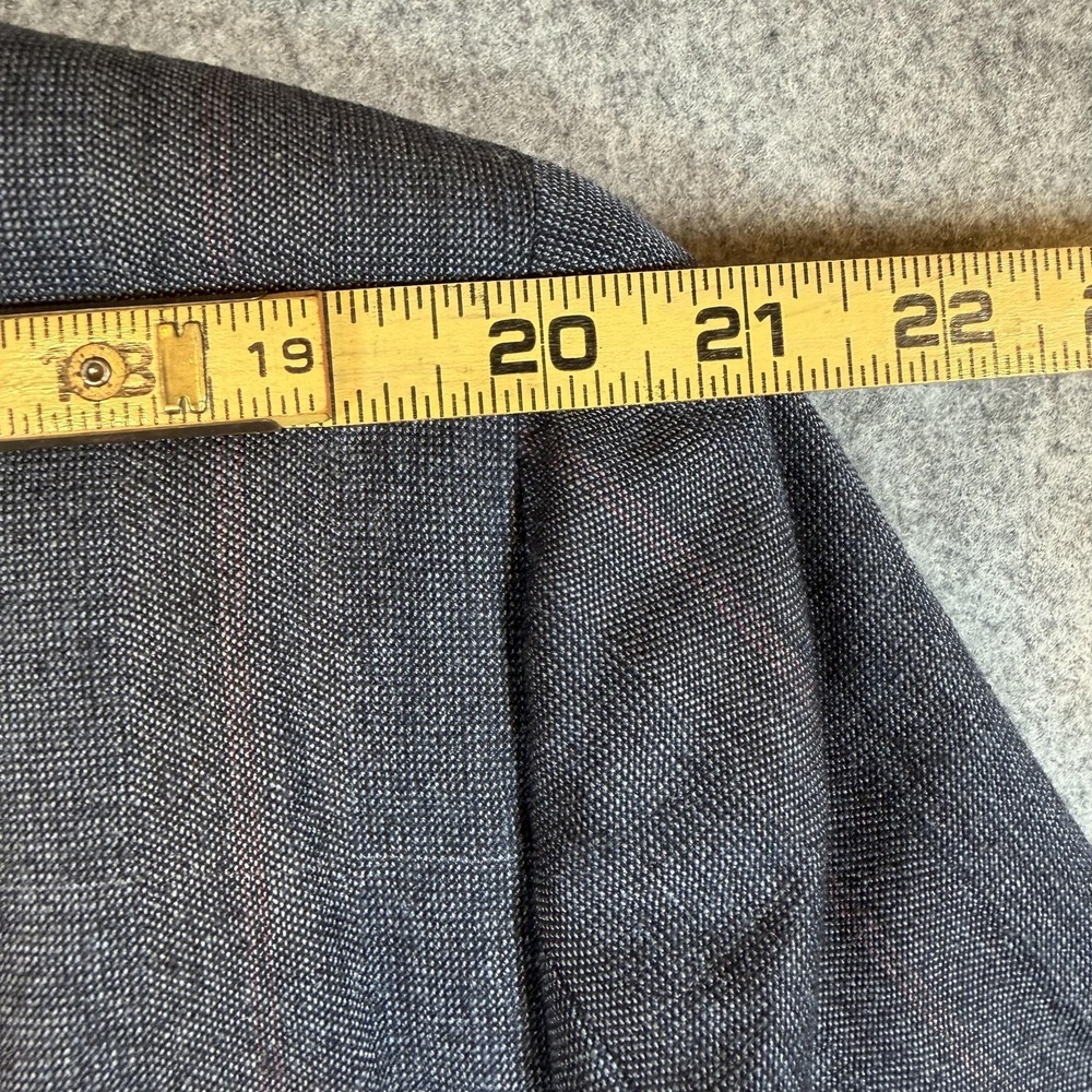 Brooks Brothers Suit Jacket Mens 46 Gray 346 Two Button Classic Fit Made In USA - Picture 9 of 10